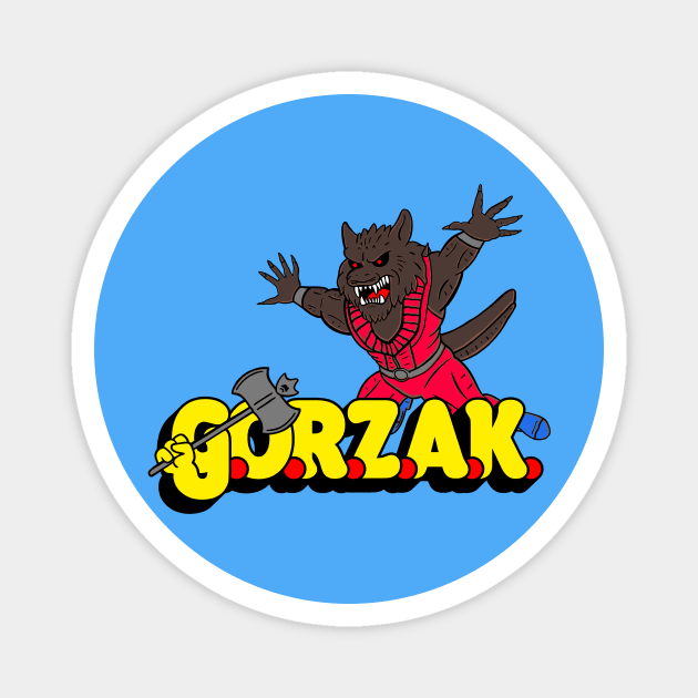 GORZAK MUSCLE Tribute Magnet by The Adult Nerd